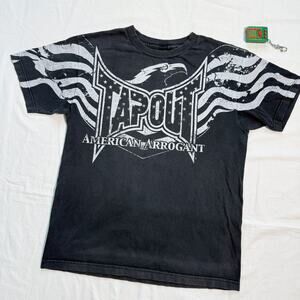 Y2K Tapout Faded MMA T-Shirt - M